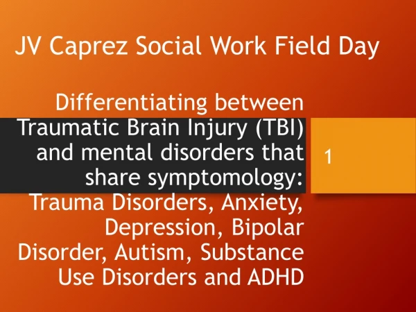 JV Caprez Social Work Field Day