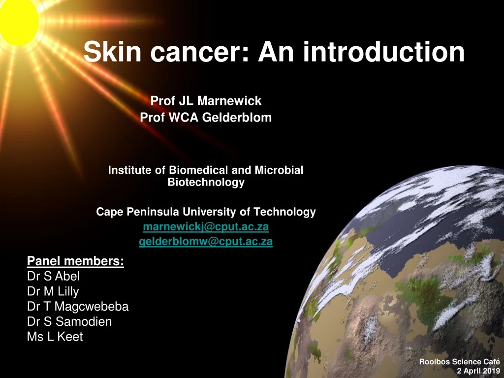 skin cancer an introduction