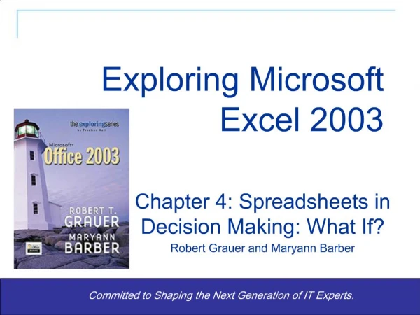 Exploring Office 2003 - Grauer and Barber
