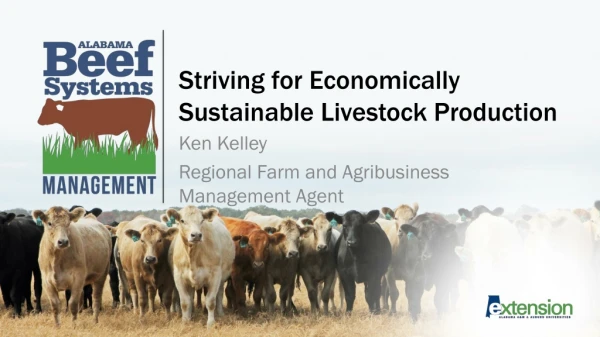 Striving for Economically Sustainable Livestock Production