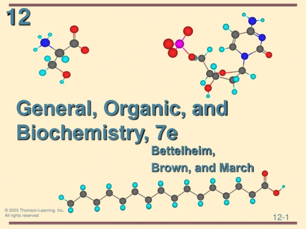 general organic and biochemistry 7e