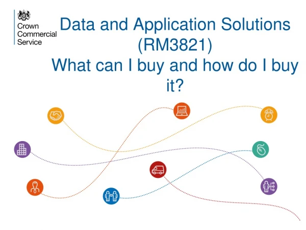 Data and Application Solutions (RM3821) What can I buy and how do I buy it?