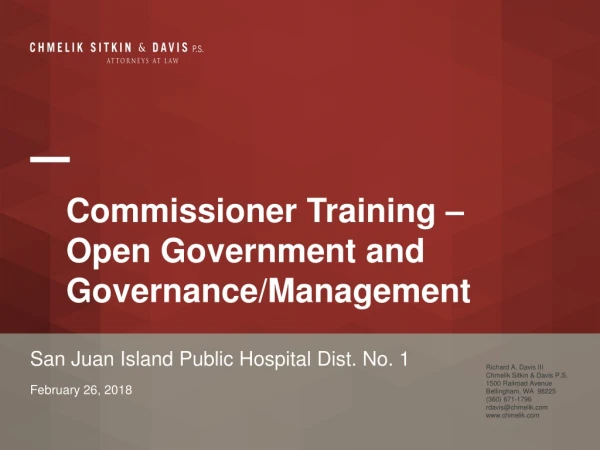 San Juan Island Public Hospital Dist. No. 1
