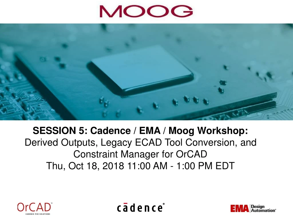 session 5 cadence ema moog workshop derived