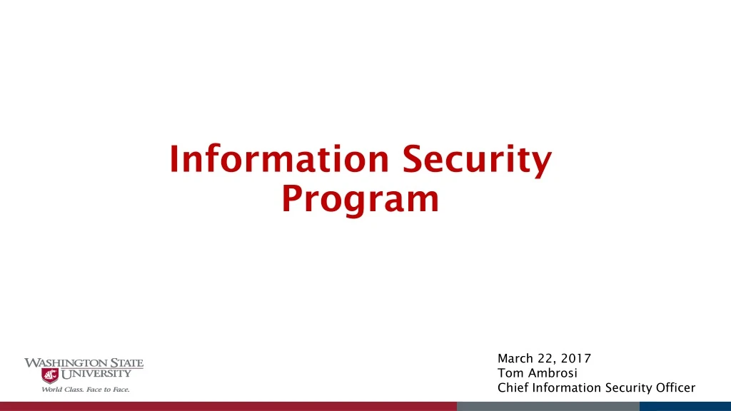 information security program