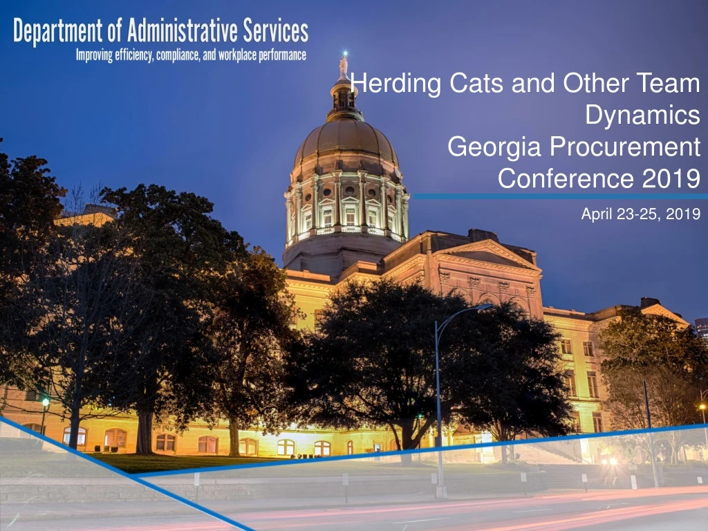 herding cats and other team dynamics georgia procurement conference 2019