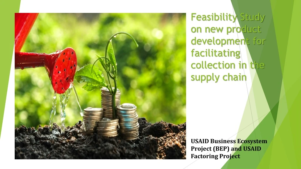 feasibility study on new product development for facilitating collection in the supply chain