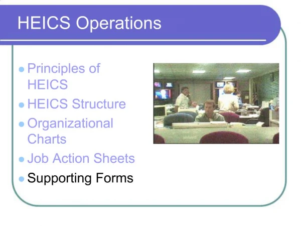 HEICS Operations