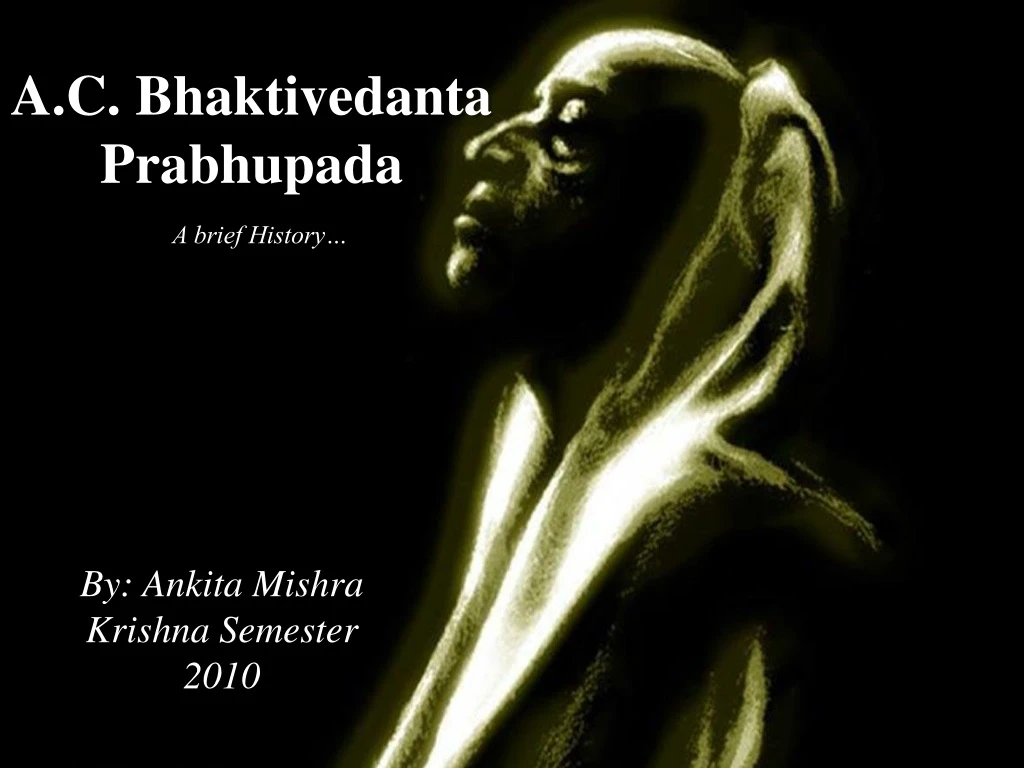 a c bhaktivedanta prabhupada