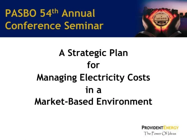 PASBO 54th Annual Conference Seminar