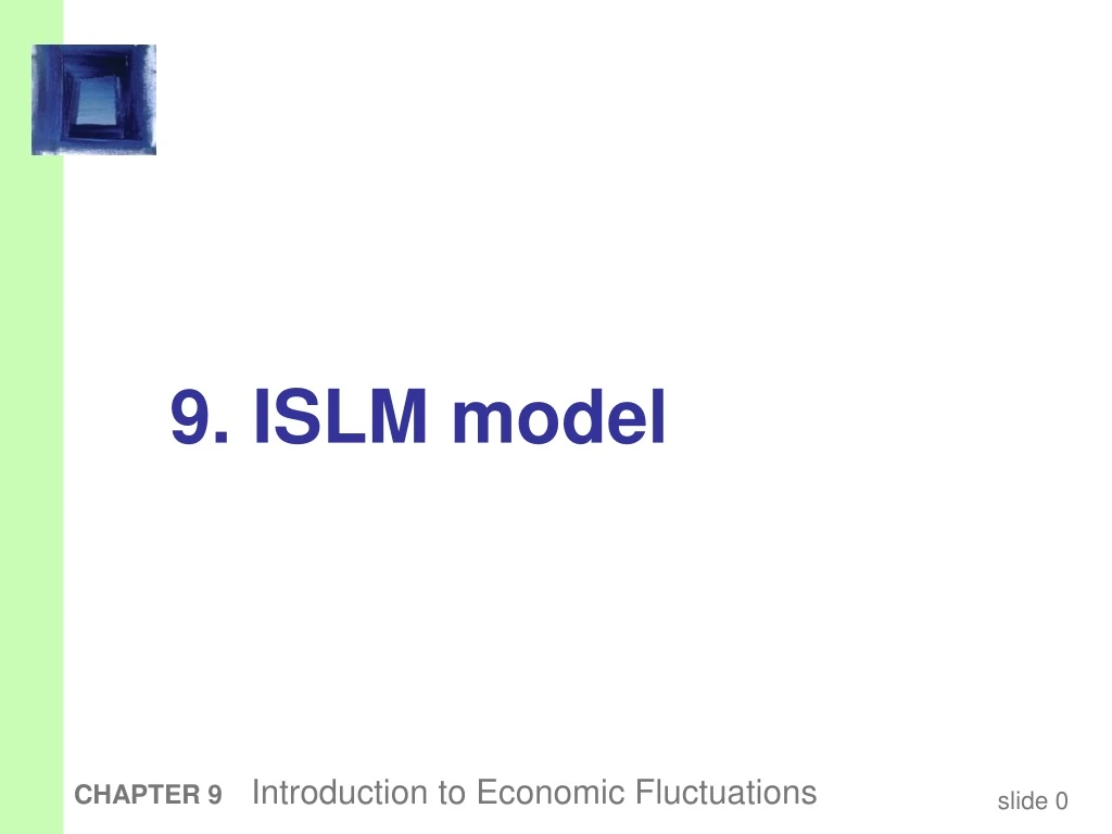 9 islm model