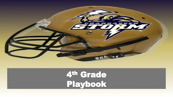 4 th Grade Playbook