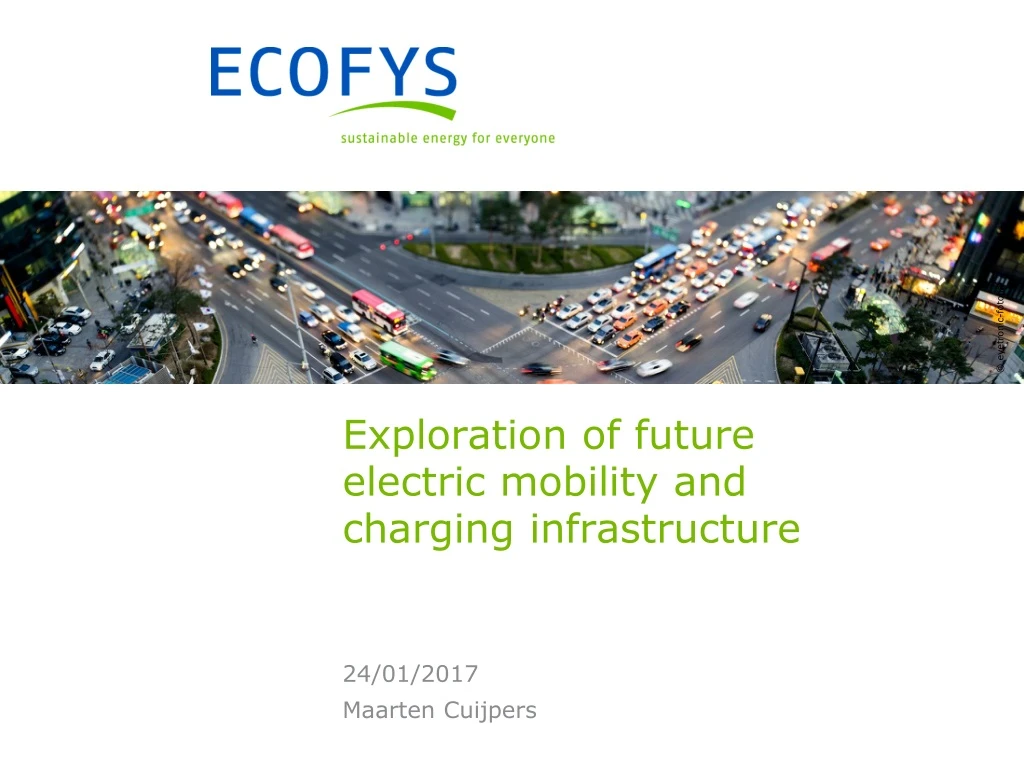 exploration of future electric mobility and charging infrastructure