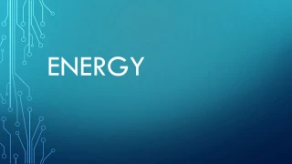 Energy - slide 1
