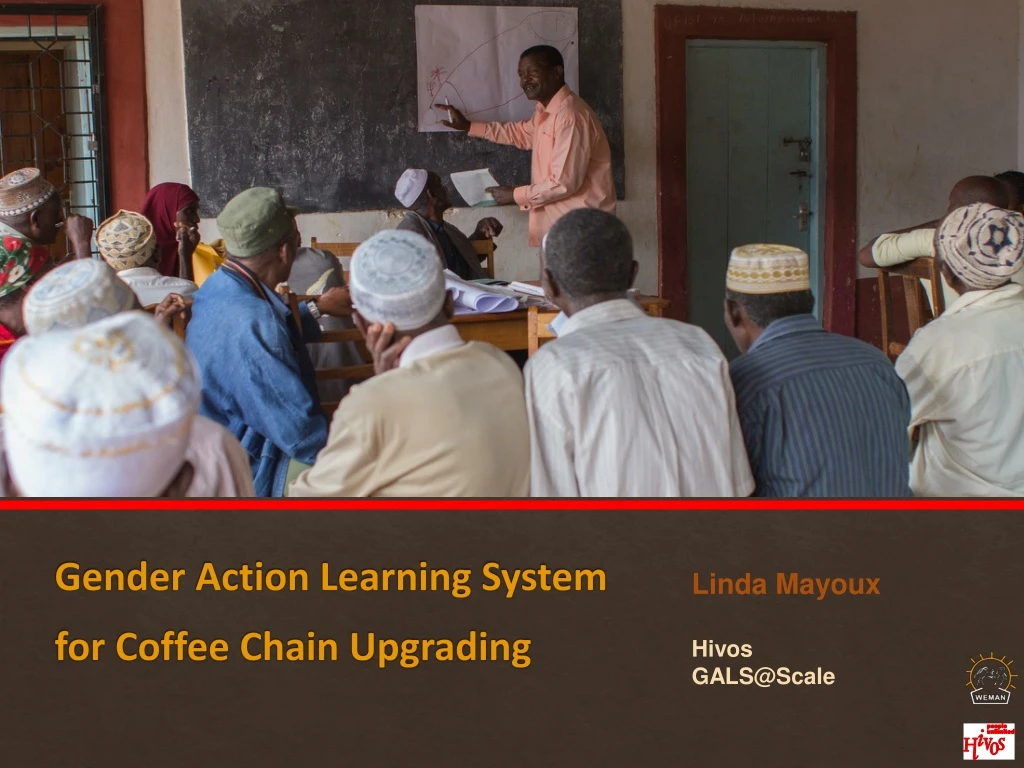 gender action learning system for coffee chain upgrading