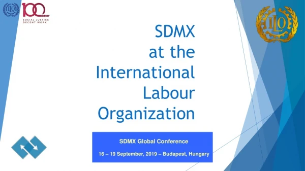 SDMX at the International Labour Organization