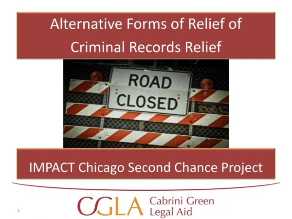 Alternative Forms of Relief of Criminal Records Relief