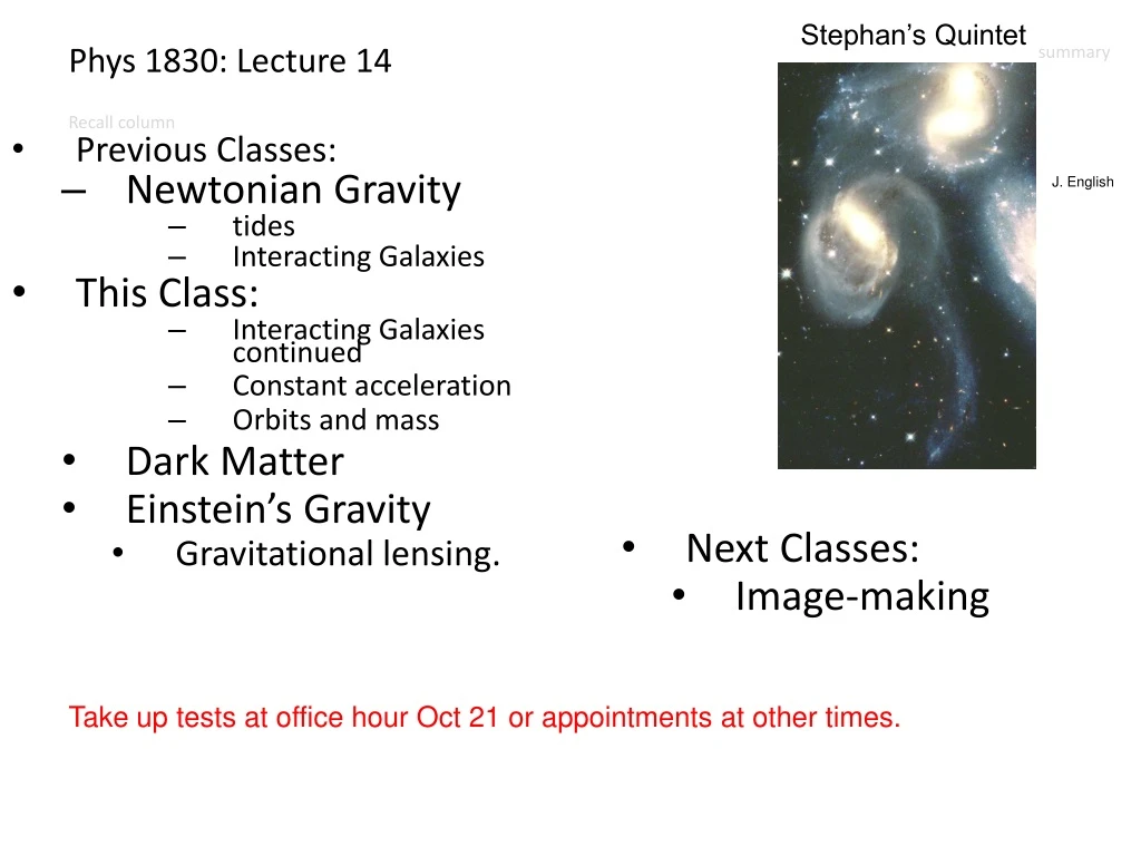 phys 1830 lecture 14