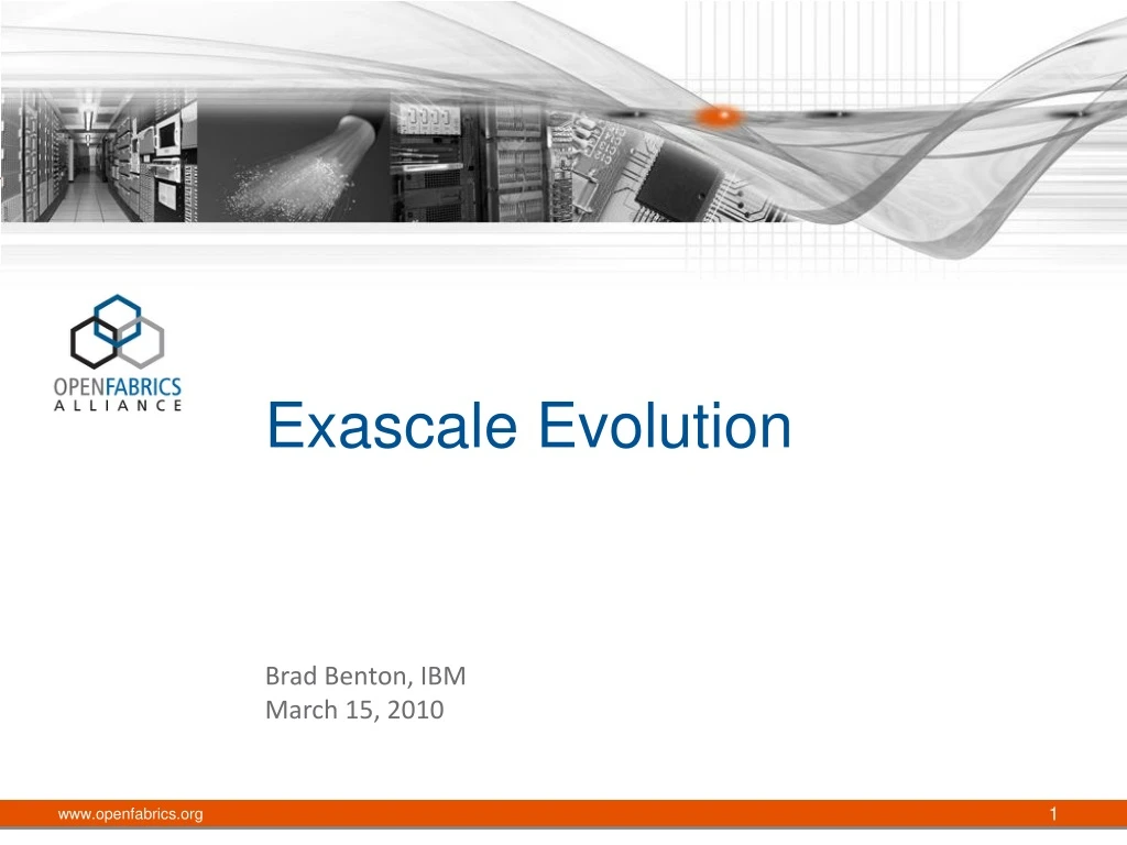 exascale evolution