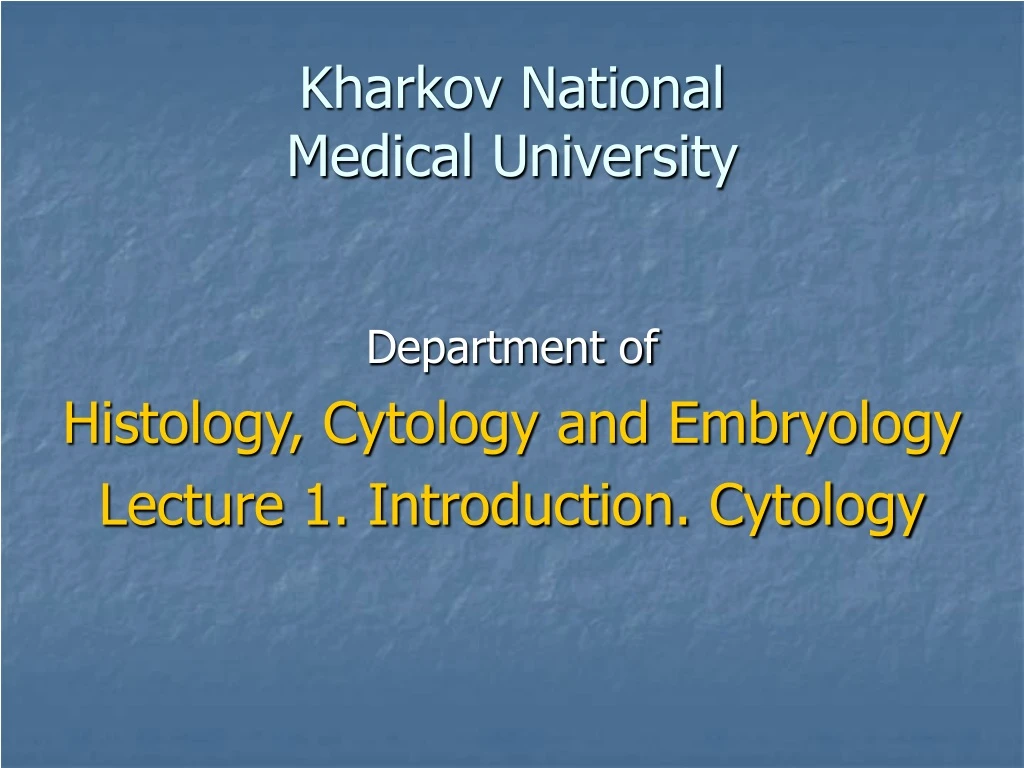 kharkov national medical university