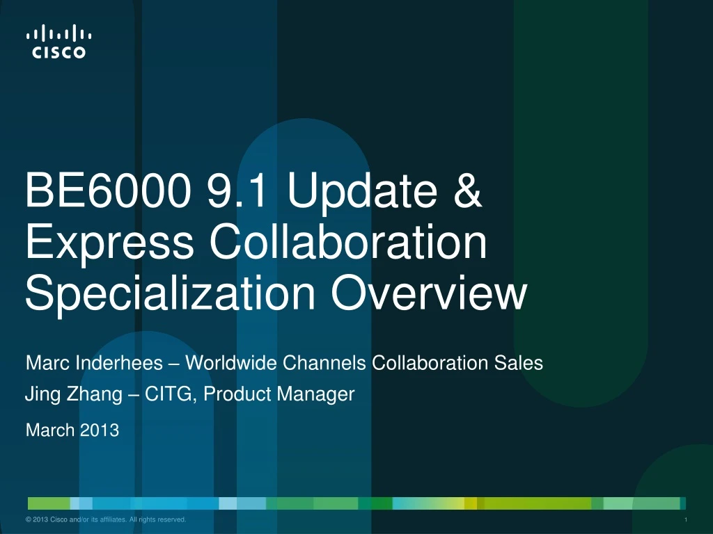 be6000 9 1 update express collaboration specialization overview