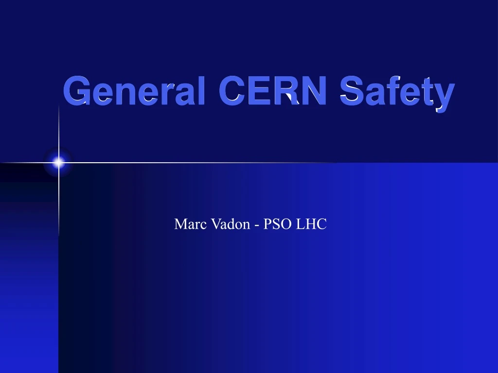 general cern safety