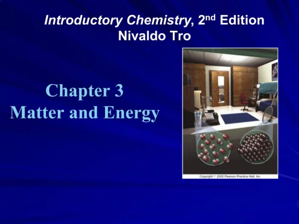 Introductory Chemistry, 2nd Edition Nivaldo Tro