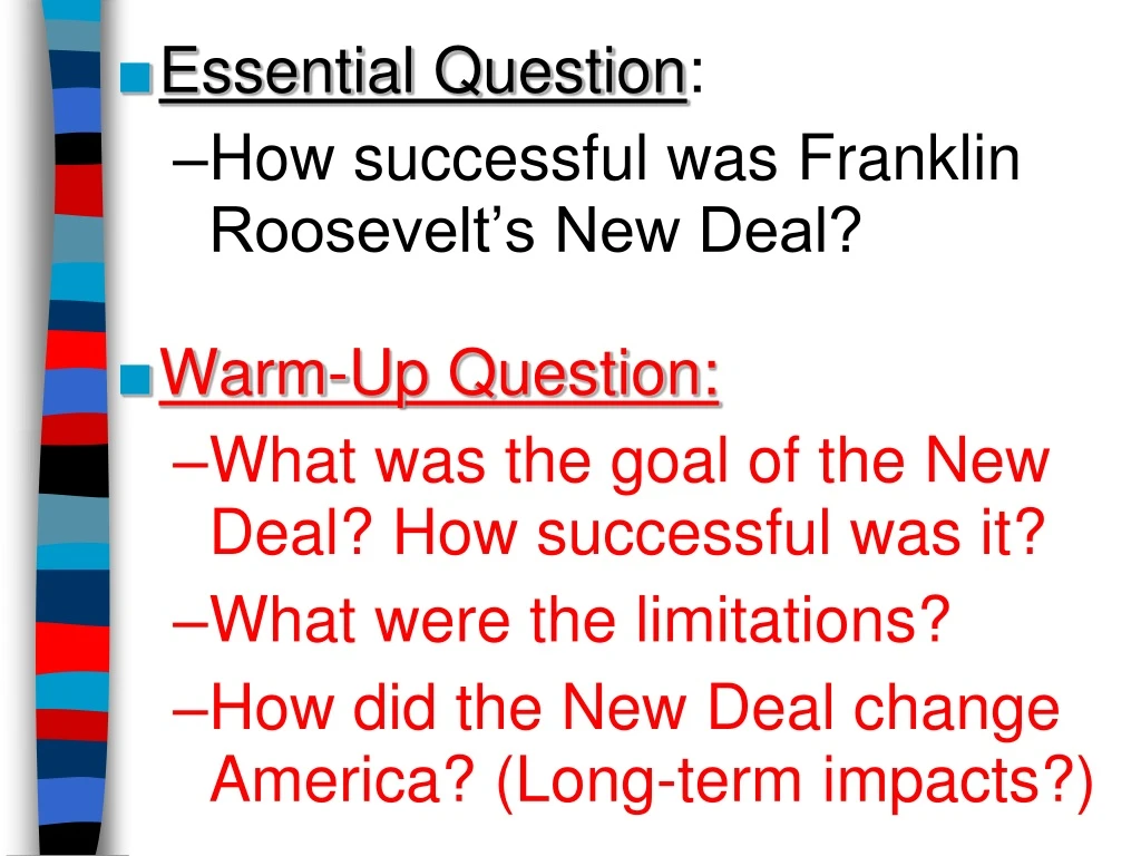 essential question how successful was franklin