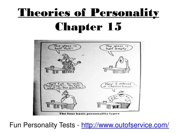 Theories of Personality Chapter 15