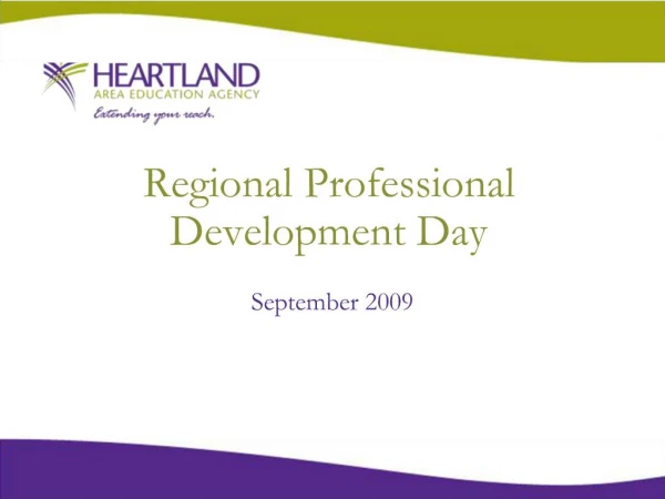 Regional Professional Development Day