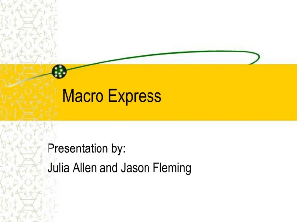 Macro Express