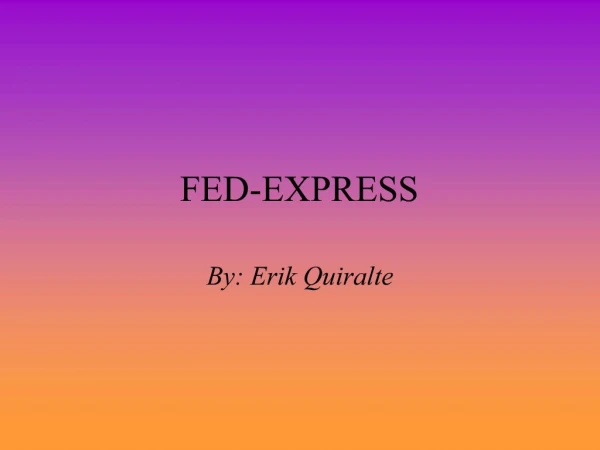 FED-EXPRESS
