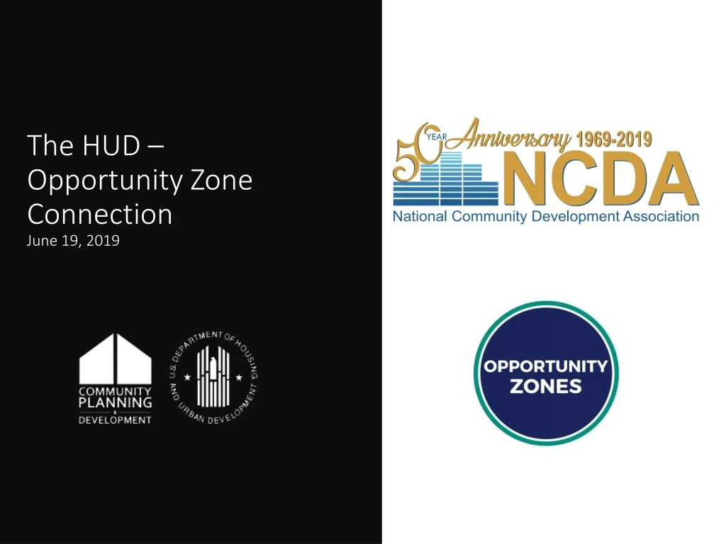 the hud opportunity zone connection june 19 2019