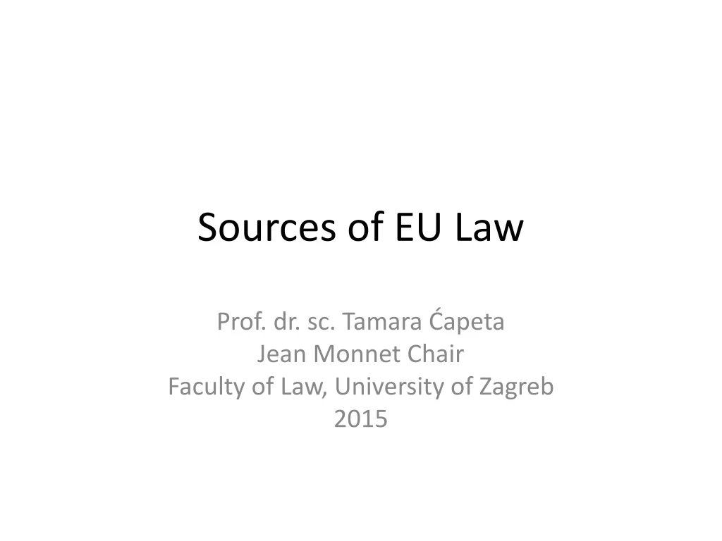 sources of eu law