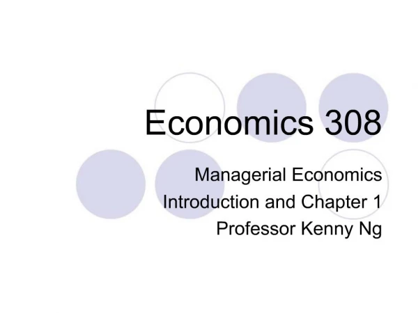 Economics 308