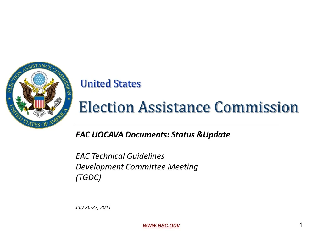 election assistance commission