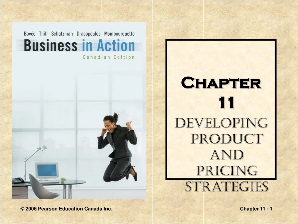 chapter 11 developing product and pricing