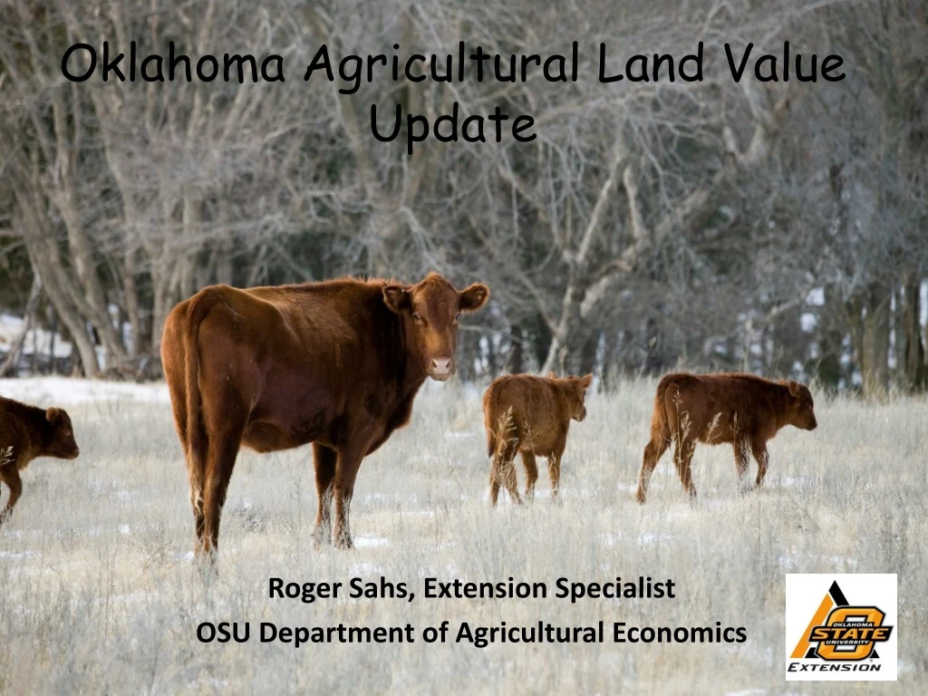oklahoma agricultural land value update