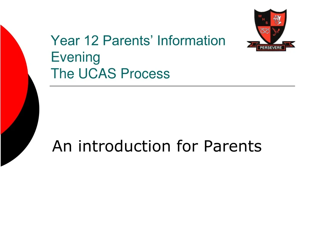 year 12 parents information evening the ucas process
