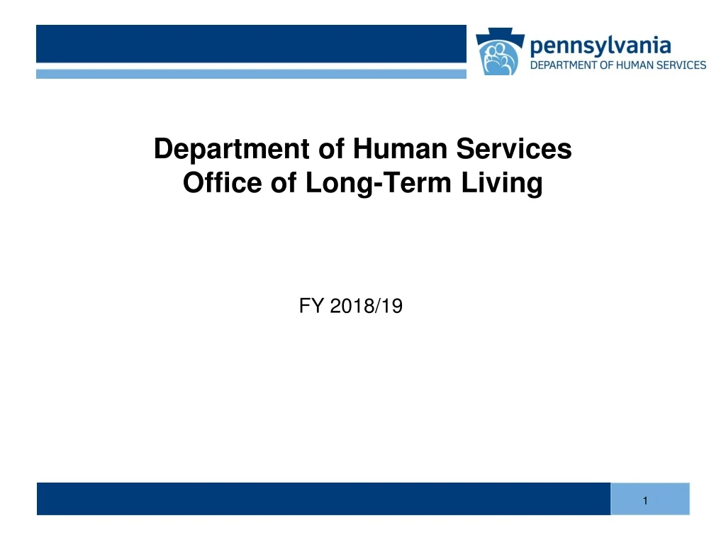 department of human services office of long term living