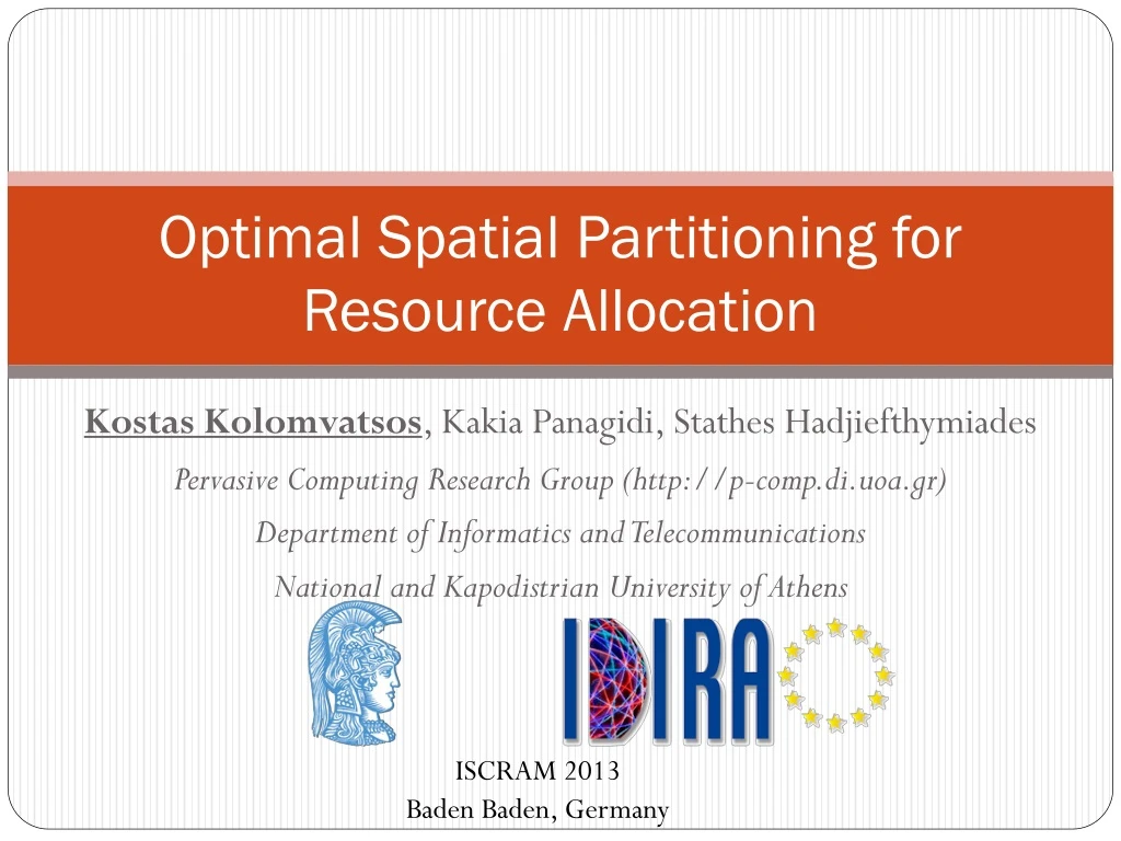 optimal spatial partitioning for resource allocation