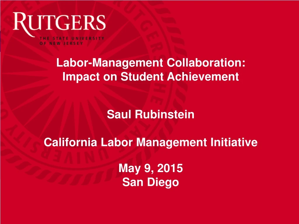 labor management collaboration impact on student