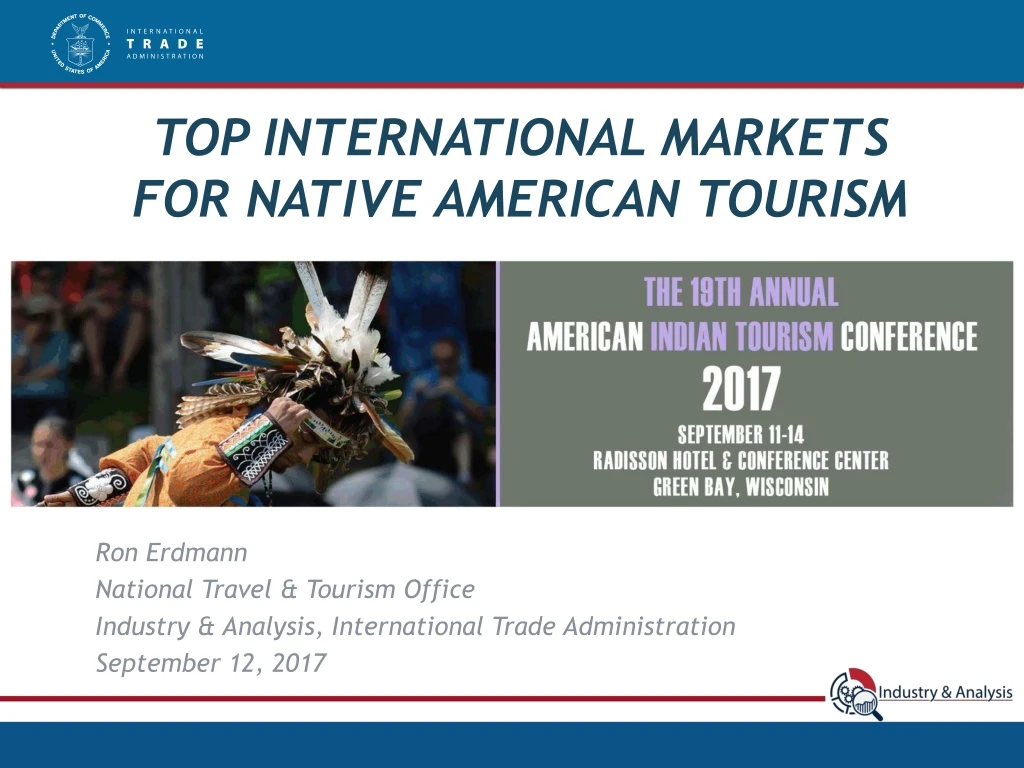 top international markets for native american tourism