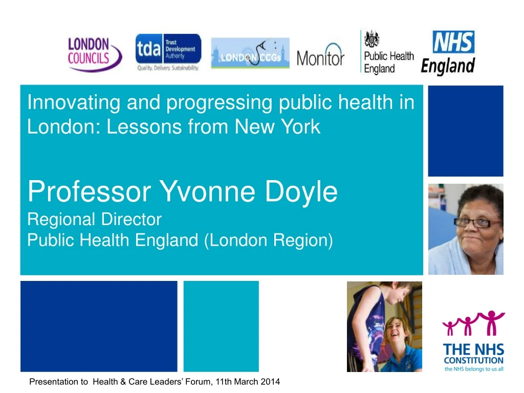 innovating and progressing public health