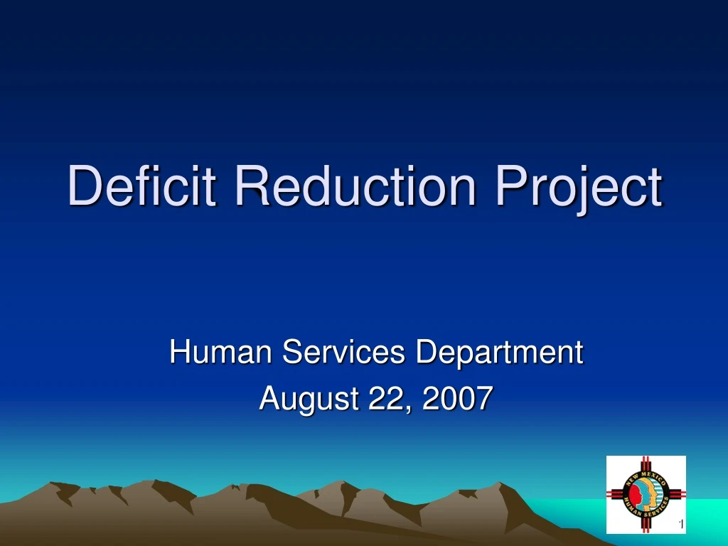 deficit reduction project