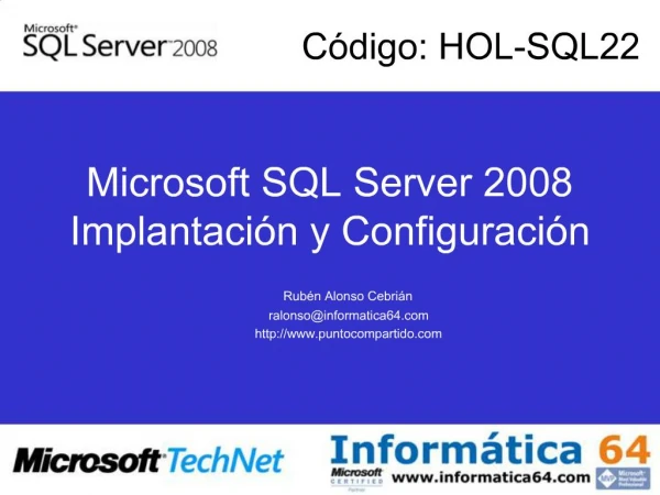 Microsoft SQL Server 2008 Implantaci n y Configuraci n