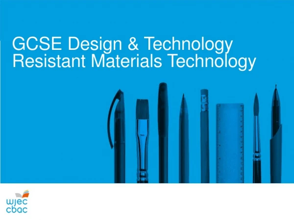 GCSE Design &amp; Technology Resistant Materials Technology