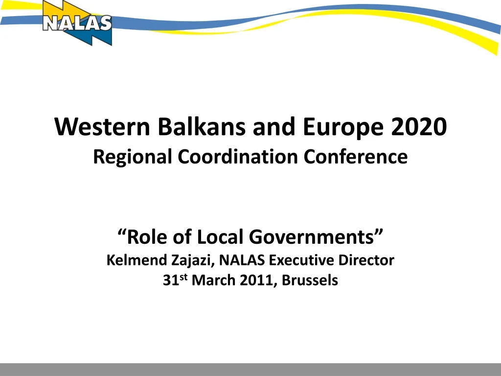 western balkans and europe 2020 regional