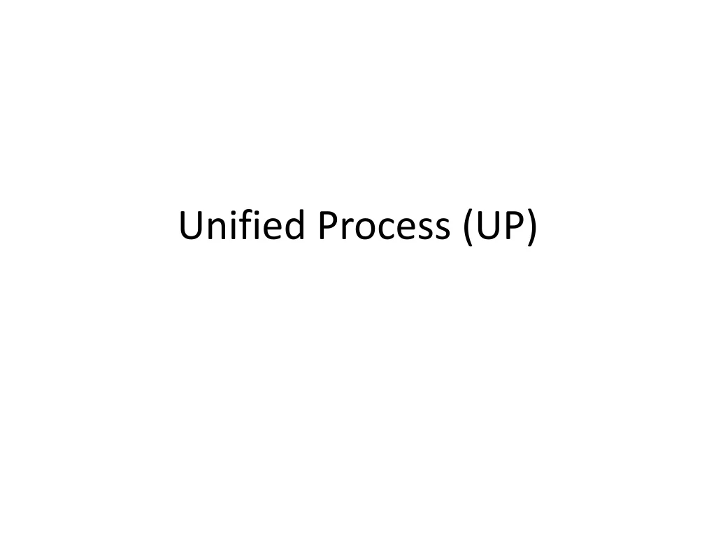 unified process up