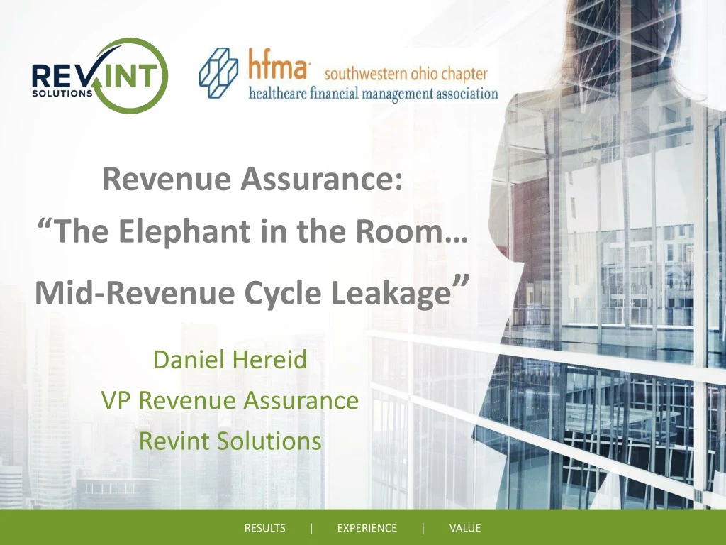 revenue assurance the elephant in the room
